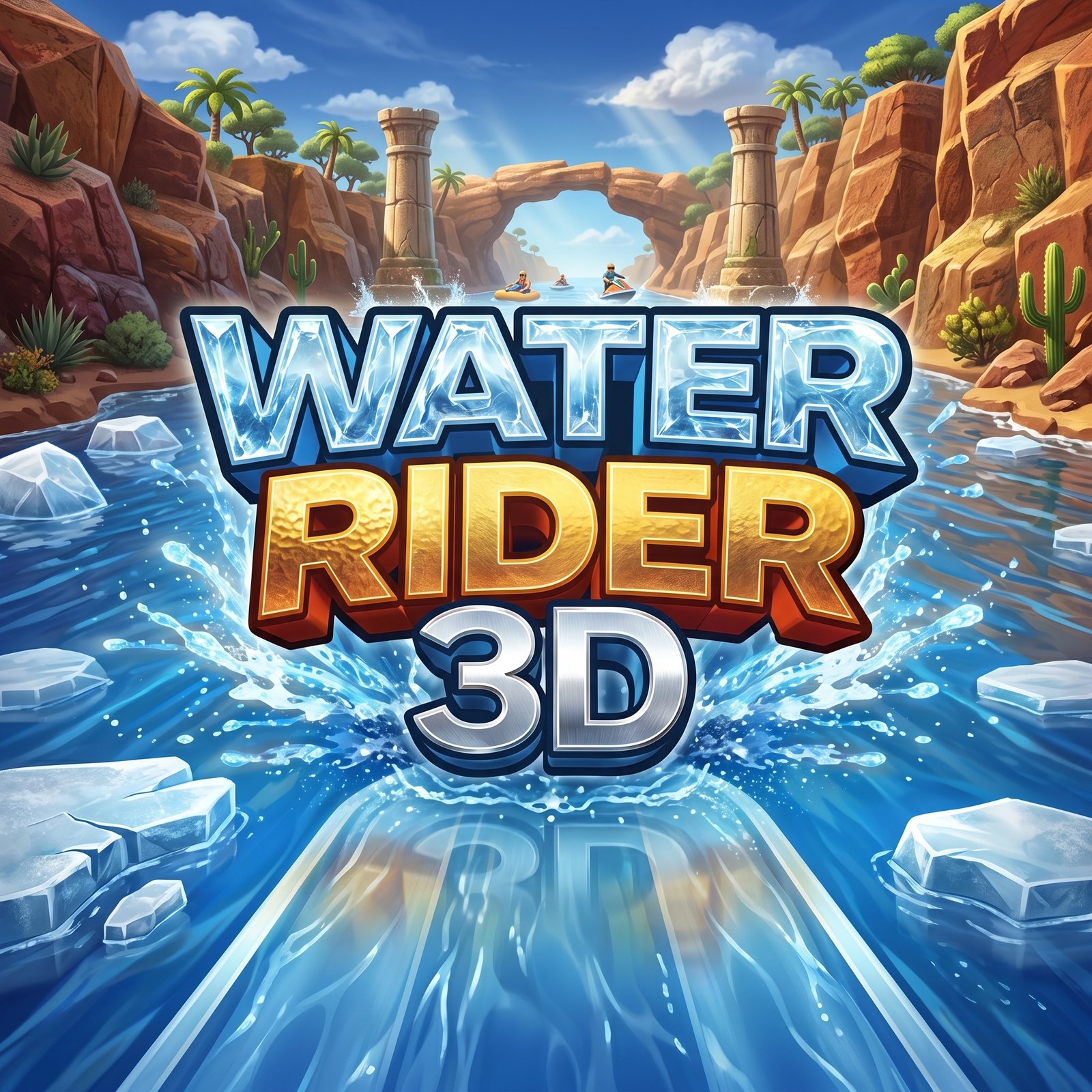 Play Water Rider 3D Free Online | Fullscreen on OUAGames 2026